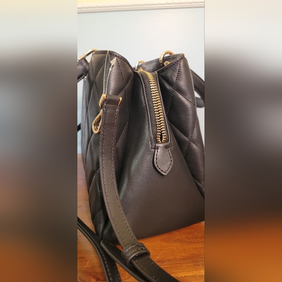 NWT | Kate Spade | Quilted Blk Leather Bag w/ Dust Bag - Picture 9 of 12